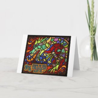 2012 års dragon helgkort