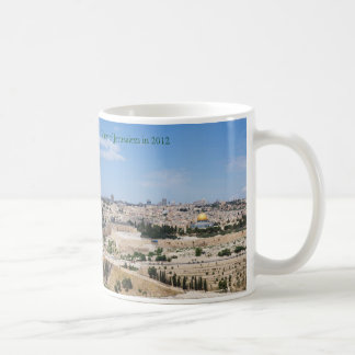 2012 års syn på Jerusalem Old City Kaffemugg