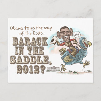 2012 års utfasning av anti-Obama Dodo Vykort