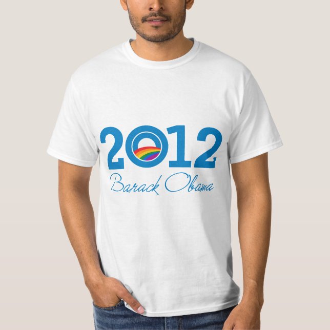 2012 - Barack Obama pride Tee Shirt (Framsida)