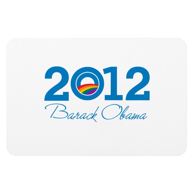 2012 - Barack Obama-Pridet Magnet (Horisontell)
