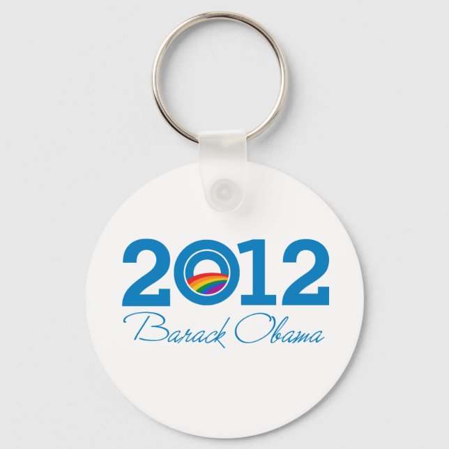 2012 - Barack Obama-Pridet Nyckelring (Framsida)