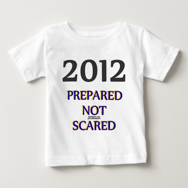 2012 Beredd ej Skrämt T Shirt (Framsida)
