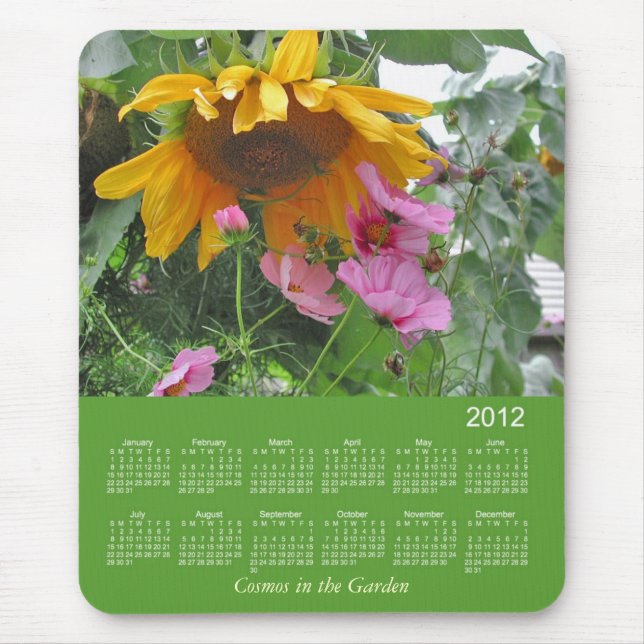 2012 blom- kalender musmatta (Framsidan)