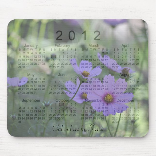 2012 Blomkalender Musmatta (Framsidan)