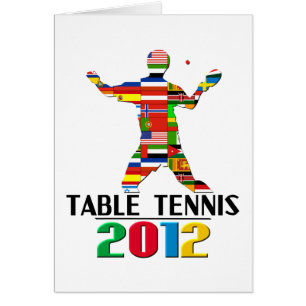 2012: Bordtennis Hälsningskort