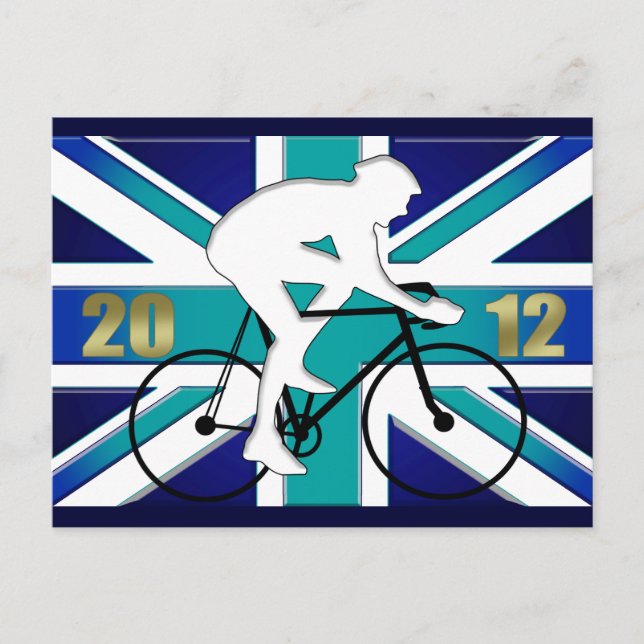2012 British Cycling Bicyle älskare Cycle Vykort (Framsida)