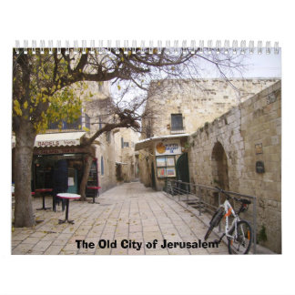 2012 den gammala staden av Jerusalem Kalender