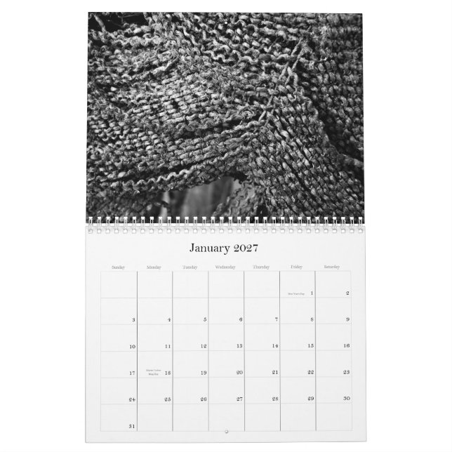 2012 kalender - organisk abstrakt (Jan 2027)