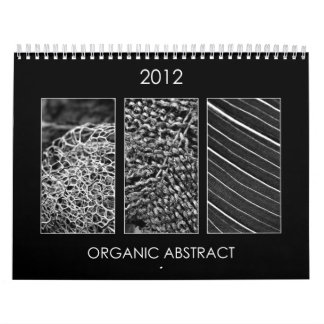 2012 kalender - organisk abstrakt