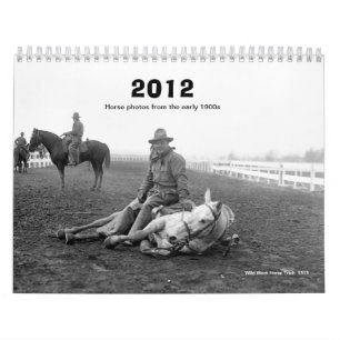 2012 kalender - tidiga 1900shästfoto