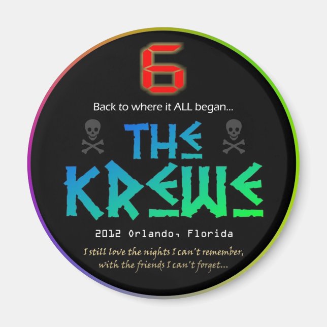 2012 Krewe Magnet (Framsidan)