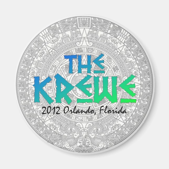 2012 Krewe MAYA Magnet - Speciella upplagan (Framsidan)