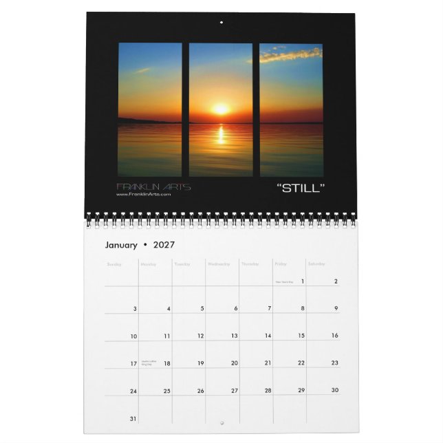 2012 landskap & sjölandskap kalender (Jan 2027)