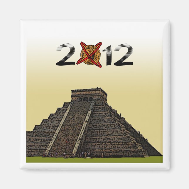 2012 Magnet "Mayan Chichen Itza Kukulkan" (Framsidan)