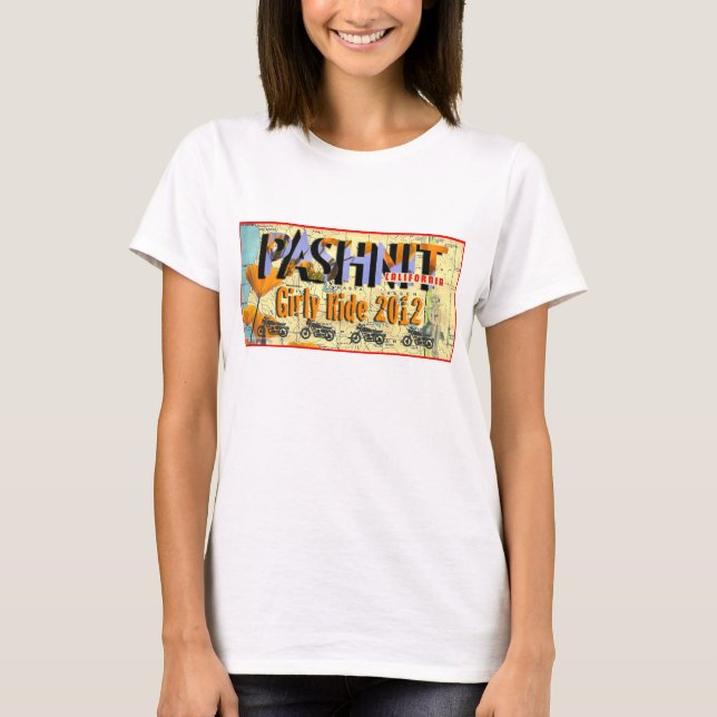 2012 Pashnit Girly Ride T-shirt (Framsida)