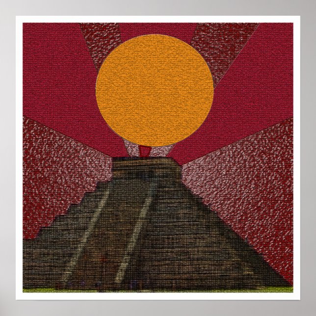 2012 Poster "Mayan Chichen Itza Kukulkan" (Framsidan)