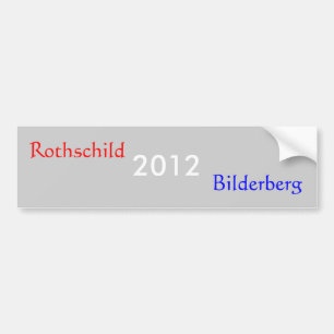 2012 Rothschild, Bilderberg Bildekal