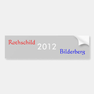 2012 Rothschild, Bilderberg Bildekal