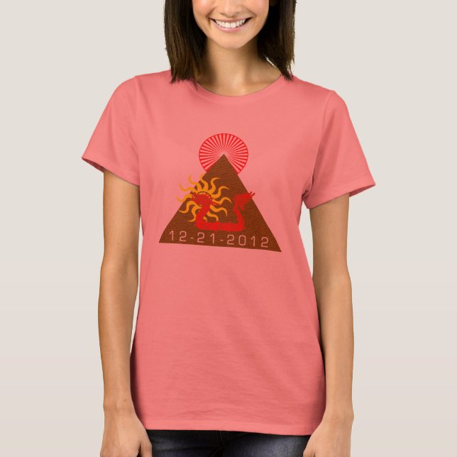2012 Shirts T-Shirts Clothing "Mayan Kukulkan" (Framsida)