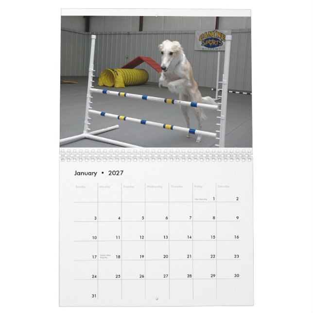 2012 Silken Windhounds i handlingkalender Kalender (Jan 2027)