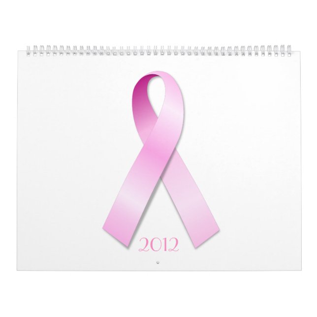 2012 skolår kalender "rosa band ", (Omslag)