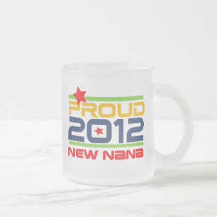 2012 stolt Nana T-tröja och gåvor Frostad Glasmugg