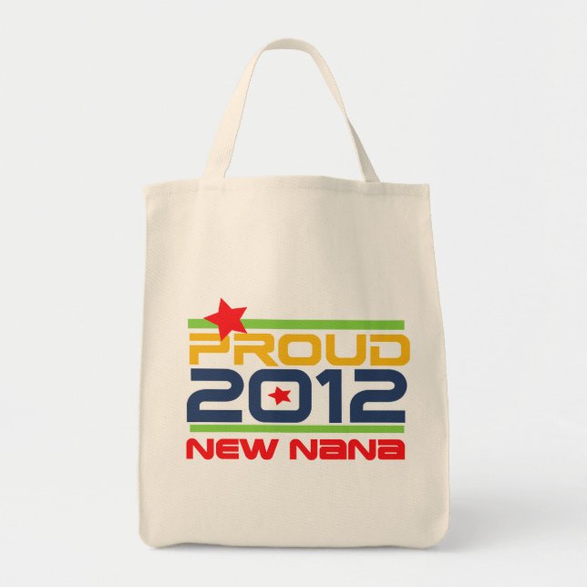2012 stolt Nana T-tröja och gåvor Tygkasse (Framsidan)