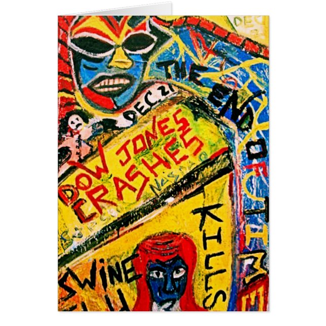 2012 SVIN FLU HÄLSNINGSKORT (Framsidan)