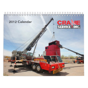 2012 tjänste- kran, Inc-kalender Kalender