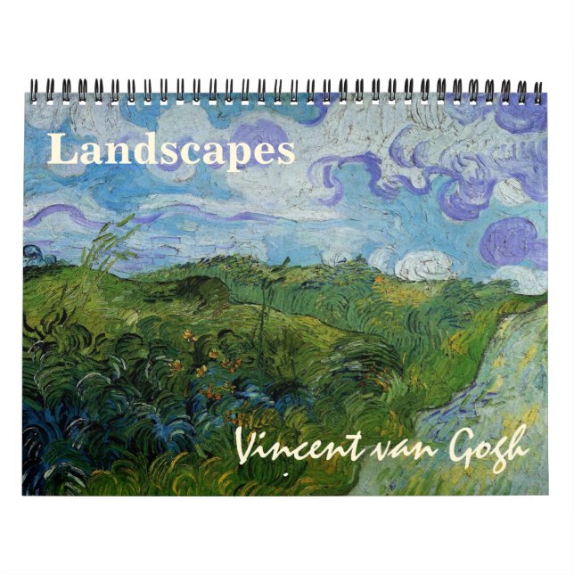 2012 Vincent van Gogh Landskaps Kalender (Omslag)