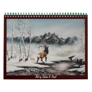 2012 Wildlife Art Calendar Art av David Paul Kalender