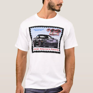 2012 Z06 hundraårs- upplaga Corvette Tee Shirt