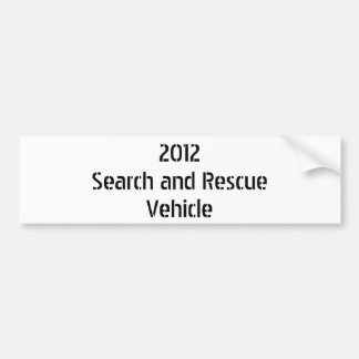 2012Search och RescueVehicle Bildekal