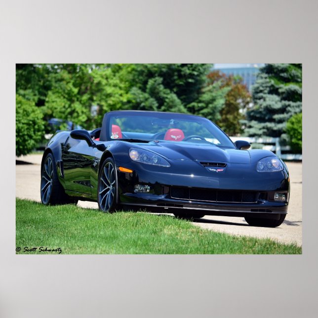 2013 60-årsdagen C6 Korvette 427 konvertibel Poster (Framsidan)