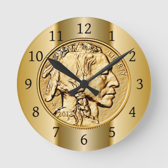 2013 Amerikanska Buffalo Guld Coin ~ Native Americ Rund Klocka (Framsida)