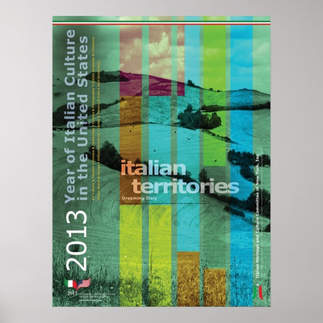 2013 Årets Italien för kulturresor i Italien Poster (Framsidan)