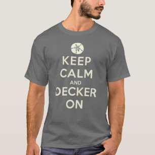 2013 års Behålla Lugn och deker på Sandollar T-shi T Shirt