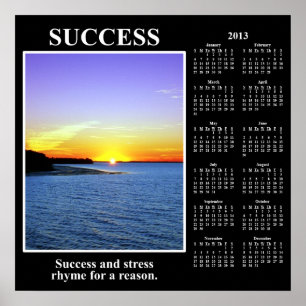 2013 års demografiska kalender: Framgång Poster