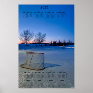 2013 års NHL-låskalender Poster