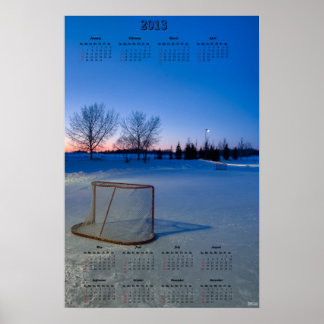 2013 års NHL-låskalender Poster