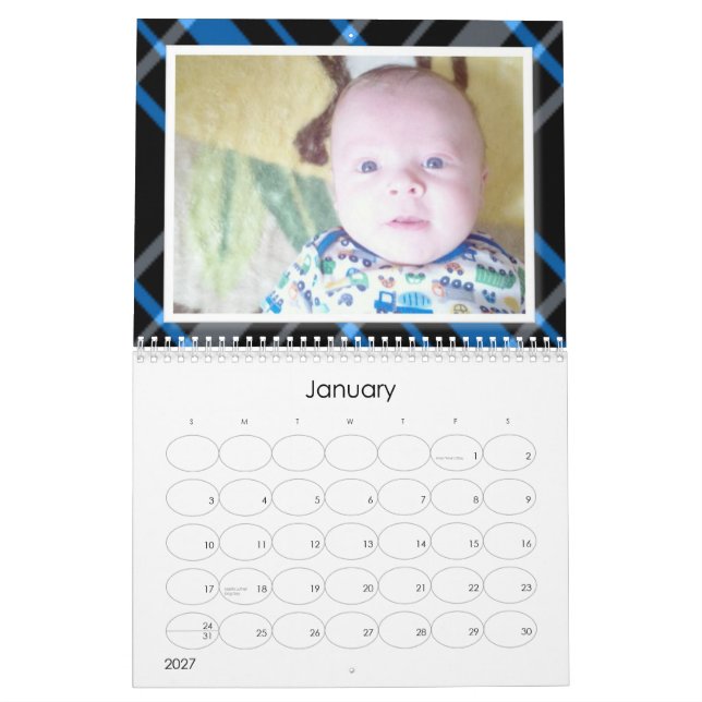 2013 babyar kalender (Jan 2027)