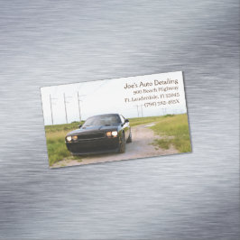 2013 Black American muskelCar Automotive Magnetiska Visitkort