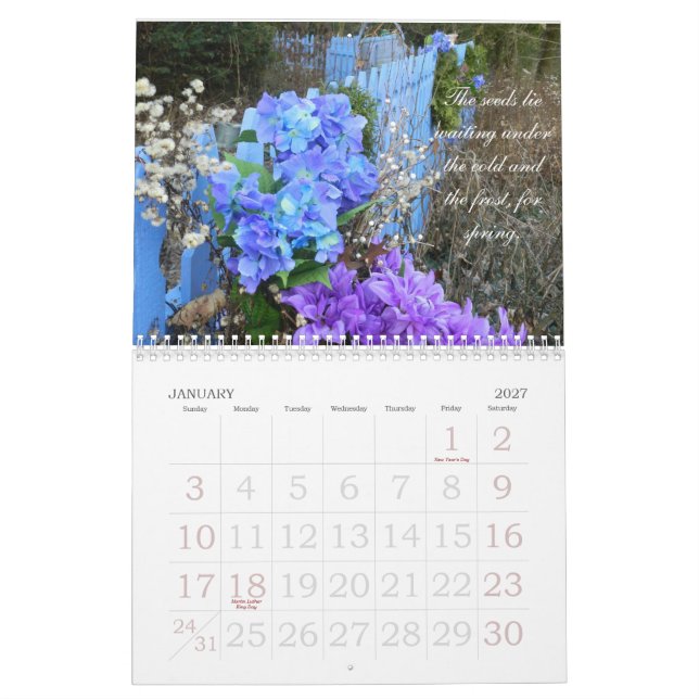 2013 den reviderade stugaträdgården av Trendle Kalender (Jan 2027)