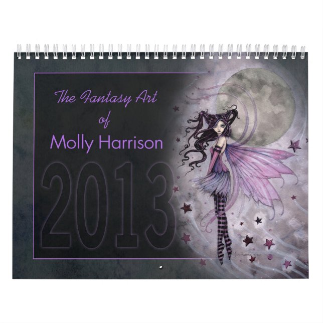 2013 Fantasy Art Kalender av Molly Harrison (Omslag)