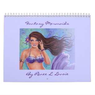 2013 Fantasy Sjöjungfru Calender by Renee L. Lavoi Kalender