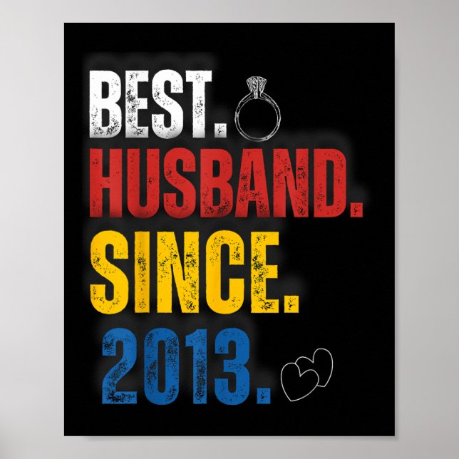 2013 firar vi årsdagen Bröllop för hans bästa Husb Poster (Framsidan)