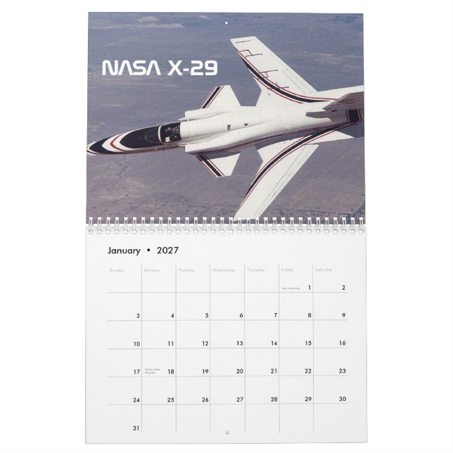 2013 FLYGPLANkalender - GOTT NYTT ÅR! Kalender (Jan 2027)