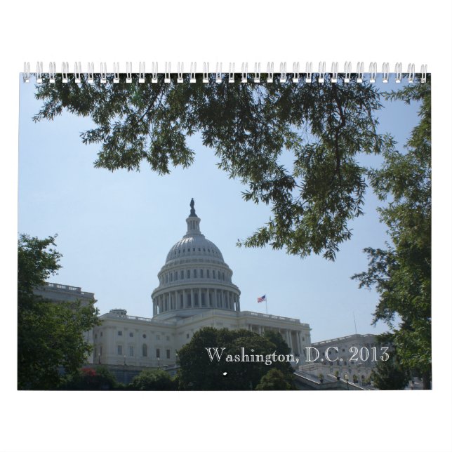2013 fotografikalender för Washington DC färg Kalender (Omslag)