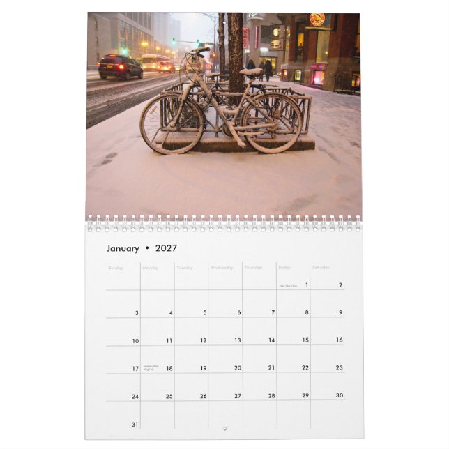 2013 glädjear av cykelkalendern - för ritt av kalender (Jan 2027)